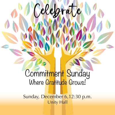 Commitment Sunday