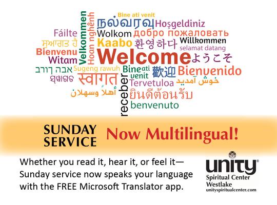 Live Translation to another language