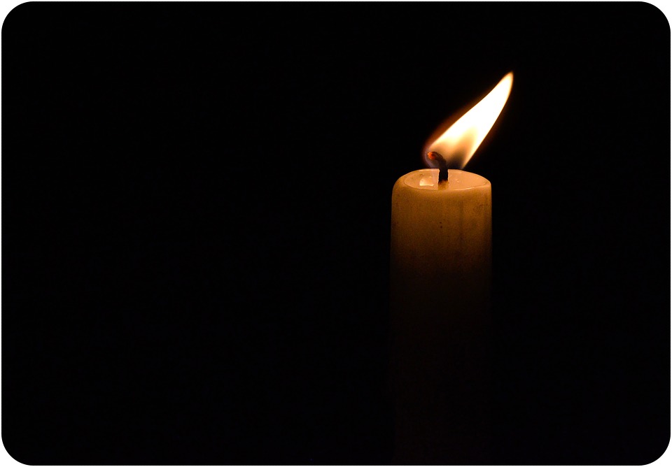 photo of candle flame